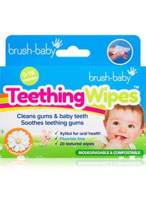 Brush Baby Applemint salviette per i denti per bambini 20 pz