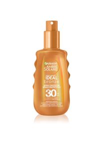 Garnier Ambre Solaire Ideal Bronze spray protettivo per stimolare e prolungare l'abbronzatura SPF 30 150 ml