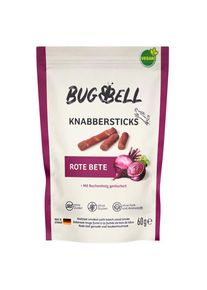 60 g B&acirc;tonnets &agrave; grignoter BugBell &agrave; la betterave rouge, friandises pour chiens