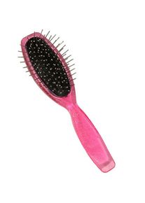 Sophia's par Teamson Kids Brosse pour poupée bébé 45,7 cm à paillettes roses, brosse à cheveux métallique pour poupées, jouet de simulation,