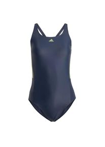 adidas Performance Športové jednodielne plavky Ženy námornícka modrá / citrónová žltá XS