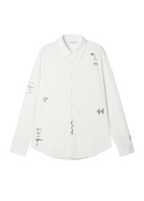 Desigual Cămașă Bărbaţi alb, Mărimea XL