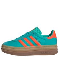 adidas originals Dames Sneakers laag 'Gazelle Bold' turquoise / goud / oranje 35.5