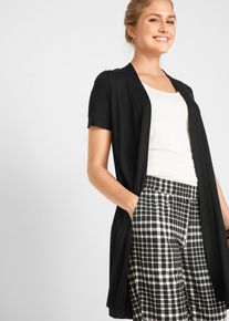 Shirtvest in een zachte viscosemix - zwart - maat 56/58 (3XL) - viscose - bonprix