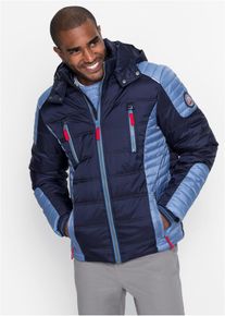 Gewatteerde winterjas - donkerblauw - maat 60 - bonprix