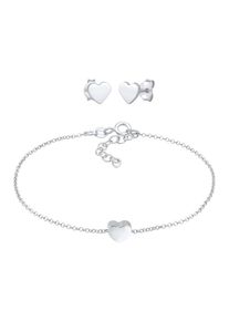 Elli - con pendente a cuore di base in argento sterling 925 Parure gioiElli 1 pieces female