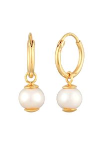 Elli - Set di 3 AnElli Impilabili con Perle in Argento 925 Orecchini a cerchio 1 pieces female
