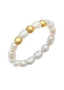 Elli - Anello aperto con le perle d'acqua dolce in argento sterlino 925 placcato oro AnElli 1 pieces female