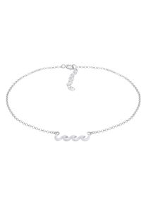 Elli - Cavigliera in Argento Sterling 925 onde mare spiaggia Cavigliere 1 pieces female