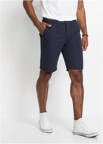 Chino bermuda van puur katoen regular fit - blauw - maat 46 - 100% katoen - bonprix