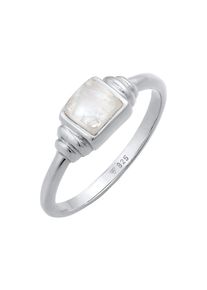 Elli Premium - Orecchini in stile organico barocco con le perle coltivate d'acqua dolce in argento sterlino 925 placcato oro Anelli 1 pieces female