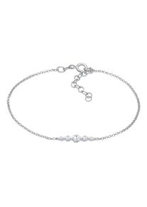 Elli - Classico Brillante Regolabile con Cristalli di Zirconia in Argento Sterling 925 Bracciali e Braccialetti 1 pieces female