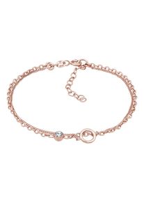 Elli - Solitario Cerchio Strato con cristallo di vetro in Argento Sterling 925 Bracciali e Braccialetti 1 pieces female