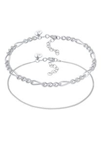 Elli Premium - Gemelli Simbolo della bussola da uomo ossidata in argento 925 Bracciali e Braccialetti 1 pieces female