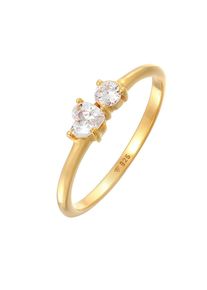 Elli - Anello di fidanzamento cuore con cristalli di zirconia in argento sterling 925 AnElli 1 pieces female