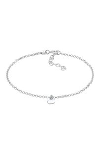 Elli - cuore amore amore Romantic Pea Trend Collana Minimal Regolabile in argento sterling 925 Bracciali e Braccialetti 1 pieces female