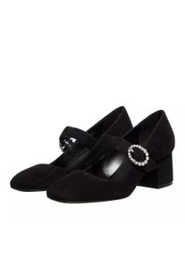 Stuart Weitzman Escarpins, Sloane 60 Mary Jane en noir - Cuir & Cuir & Cuir & Cuir, 36,5 (EU)