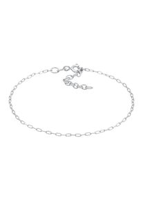 Elli - Collana di collegamento ovale fine e delicata regolabile in argento sterling 925 Bracciali e Braccialetti 1 pieces female