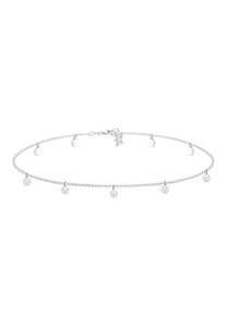 Elli - Girocollo Geo Cerchio di Base Smorto Moneta in Argento Sterling 925 Collane 1 pieces female