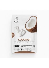 Stay Well - Vegan sheet mask COCONUT Maschere in tessuto 23 g unisex