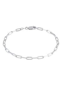 Elli - maglie ovale di base catena blogger tendenza in Argento Sterling 925 Bracciali e Braccialetti 1 pieces female