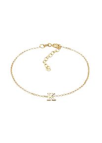 Elli - Ciondolo Lettera K di base in Argento Sterling 925 Bracciali e Braccialetti 1 pieces female