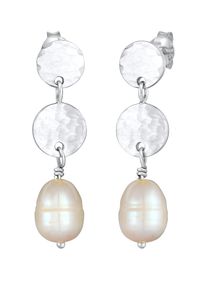 Elli Premium - Collana con ciondolo vintage design sole con pietra di luna in argento sterlino 925 placcato oro Orecchini 1 pieces female