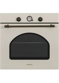 Cuptor incorporabil Daewoo DWBIO-6707RBJ, Electric, 80 l, Rimer analog rustic, Crem rustic