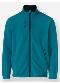 Catamaran Heren Fleecevest in aquapetrol ,maat 44/46, Witt, 100% Polyester