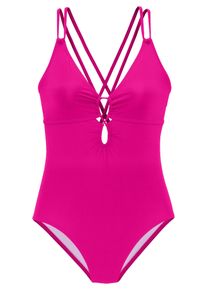 s.Oliver, Damer, Badedragt, Magenta, Størrelse 36