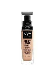 Nyx Cosmetics NYX Professional Makeup Can't Stop Won't Stop Foundation - Natural 30 ml