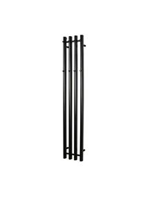 KRISS vega heated towel rail 1420x257 black