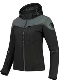 Rusty Stitches Ann, textile jacket women , color: Black/Purple/Green , size: 42