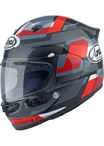 Arai Quantic Abstract, integraalhelm , kleur: Zwart/Wit/Rood/Grijs , maat: S