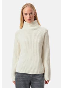 Drykorn ARWEN Trui met col in wol-alpacamix in off_wit, maat S
