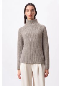 Drykorn ARWEN Coltrui in wol-alpacamix in beige, maat S