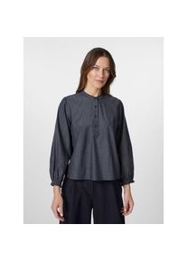 Christiane Strobel Damenbluse Chambray Blau XL