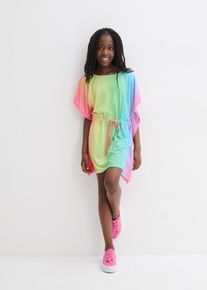 bonprix Vestido tipo túnica para niñas, rosa, 128/134