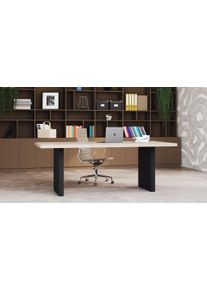 Table de bureau modèle Milan sur mesure Pickawood Frêne