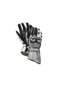 BMW M Pro Race Comp Motorradhandschuhe (silber/weiß)