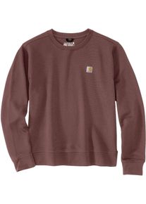 Carhartt French Terry, sweatshirt dames , kleur: donkerrood , maat: S
