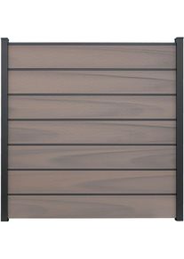 Clôture GroJa Solid Grande Premium panneau à composer bi-color co-extrudée palissade à prix bas