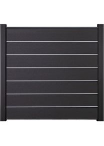 Clôture GroJa Solid Grande Premium gris anthracite palissade à prix bas