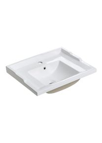 ArtCom Keramick&eacute; um&yacute;vadlo CFP F60 Retro | biely lesk 60 cm