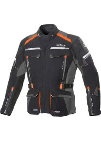 Büse Büse Highland II, veste textile imperméable , couleur: Noir/Gris Foncé/Orange/Blanc , taille: 56