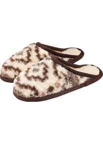 Damska Papuče Hnedá vzorovaná veľkosť 44/45