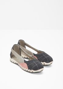 Nahkaiset ballerinat, harmaa, 36, bonprix