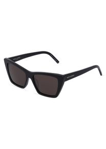 SAINT LAURENT SL 276 MICA | okulary przeciwsłoneczne | Kształt okularów: motyl, nylon, czarny