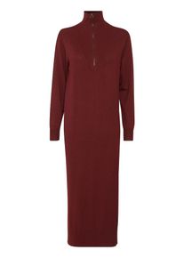 Pulz Jeans Dames Gebreide jurk 'SARA' rood XXL