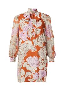 TWINSET Dames Jurk kreeft / rosa / zwart / offwhite 34